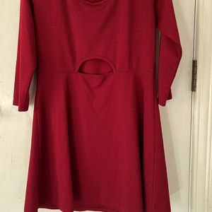 Red Burgundy Formal Dress